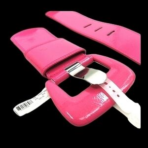 New York & Company Women's 8/M Hot Pink Belt